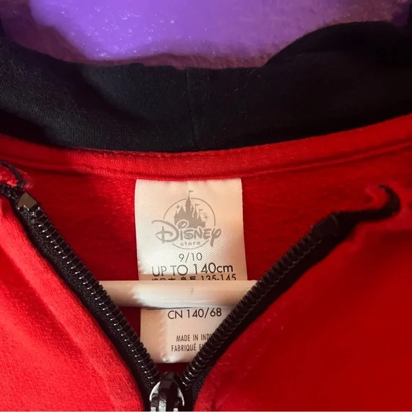Little Boys Disney Mickey Mouse hooded zip up jacket - Picture 5 of 6